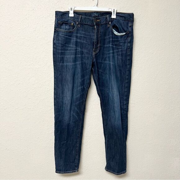 Lucky Brand 410 Athletic Fit Mens Denim Blue Jeans Size 38x32